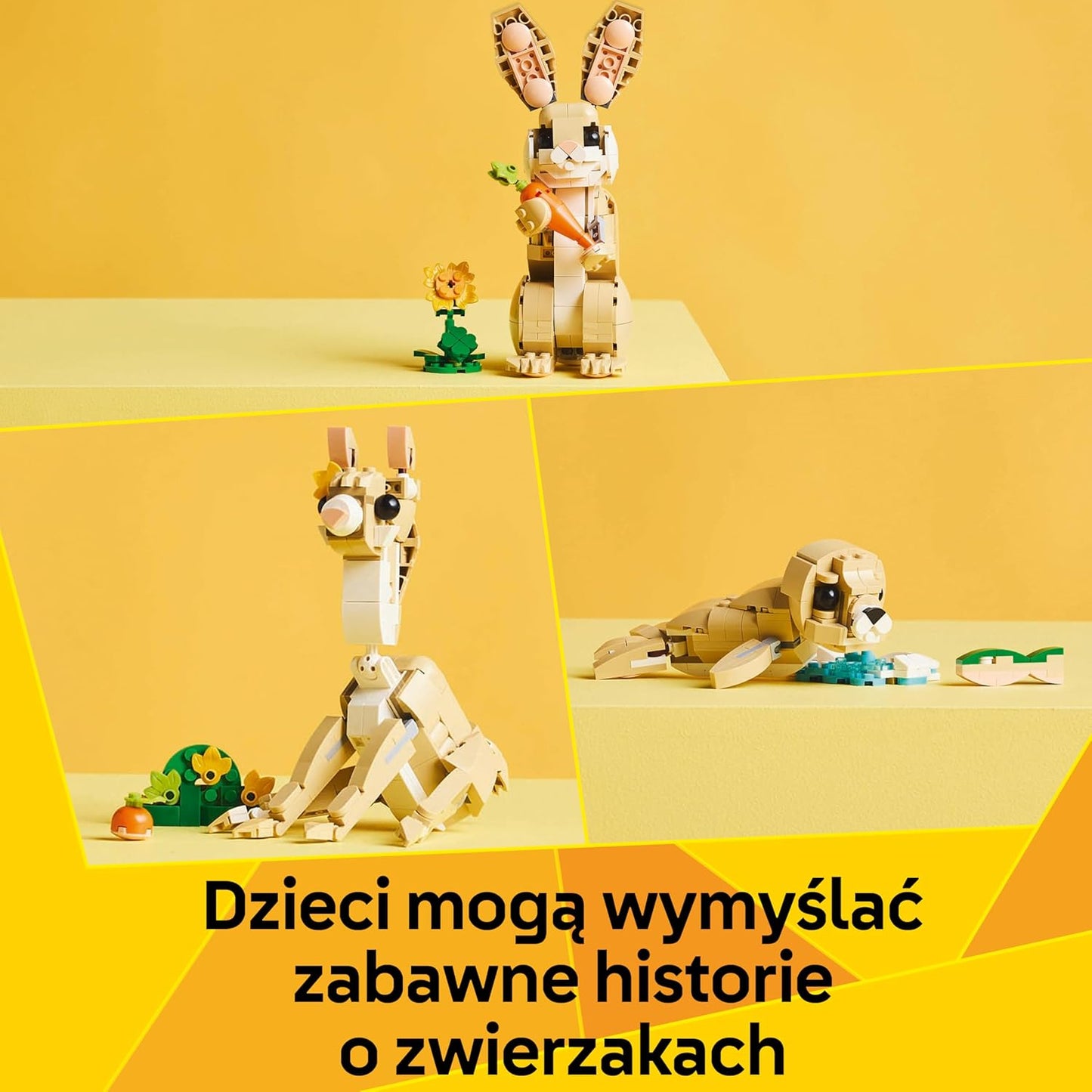 LEGO Creator 3w1 - Zajączek Wielkanocny prezent dla dzieci na Wielkanoc