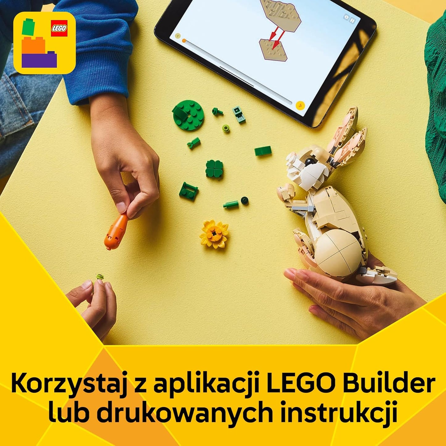 LEGO Creator 3w1 - Zajączek Wielkanocny prezent dla dzieci na Wielkanoc