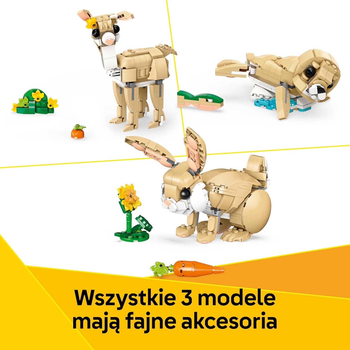LEGO Creator 3w1 - Zajączek Wielkanocny prezent dla dzieci na Wielkanoc